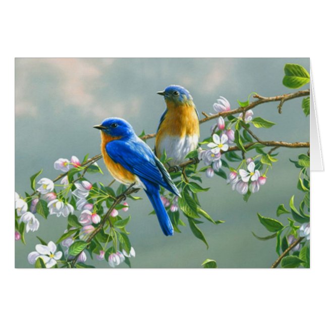 Oiseaux bleus (Devant horizontal)