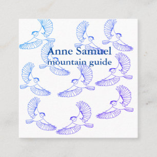 Oiseaux, Cartes de visite sur mesure