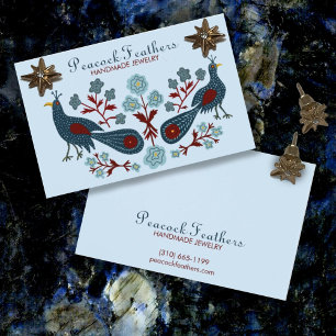 Oiseaux Collier à oreilles florales Bijoux Carte d