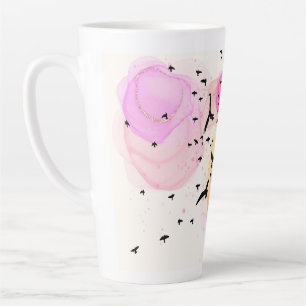 Oiseaux colorés Abstraits motif mug
