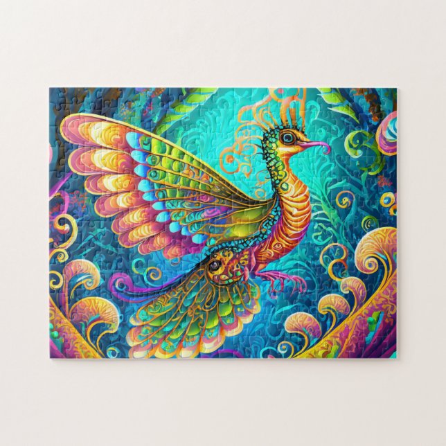 Oiseaux colorés Art Puzzles modernes Puzzles audac (Horizontal)