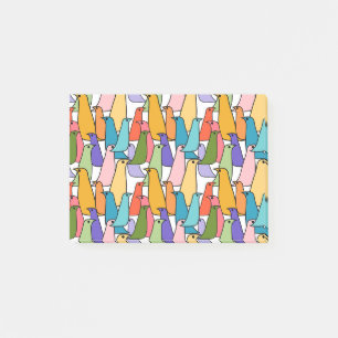 Oiseaux colorés Post-it Notes