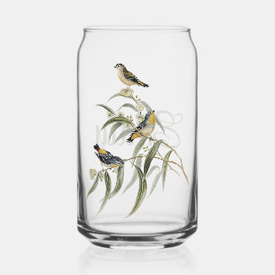 Oiseaux colorés sur une branche d'arbre