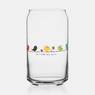 Oiseaux colorés Verre Tumbler