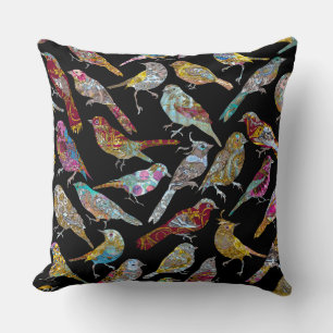 Oiseaux dansants Élégant Coussin