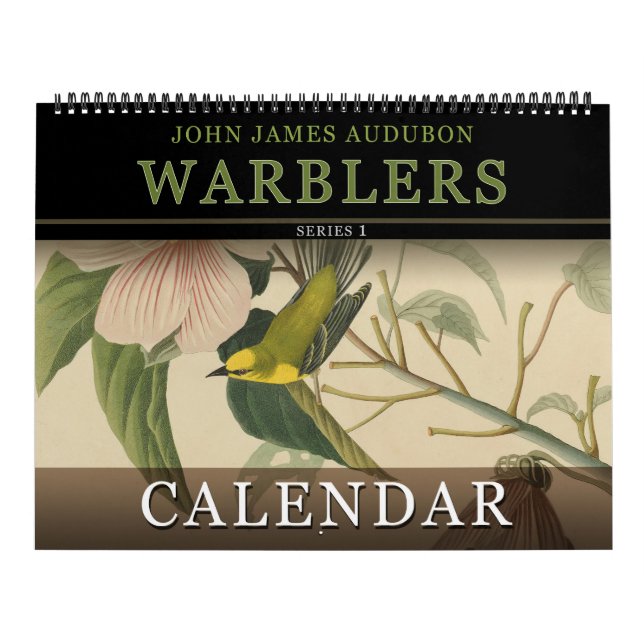 Oiseaux de fauvettes de John Audubon de calendrier (Protection)