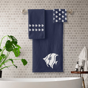 Oiseaux de mer Bleu & blanc décor côtier