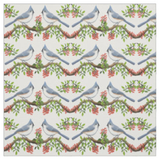 Oiseaux de mésange tuftée avec le tissu de baies