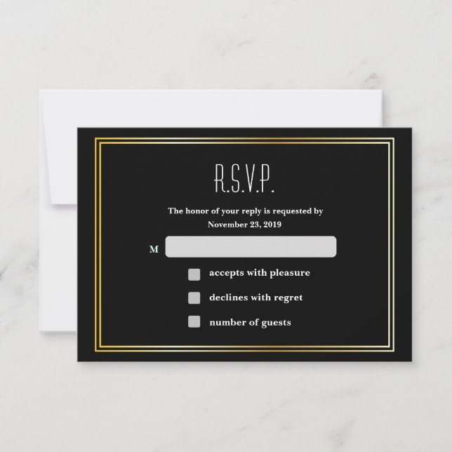 Oiseaux de paradis, Cartes RSVP Florales (Devant)