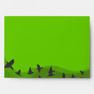 OISEAUX DE SOARING Enveloppe personnalisable Bleu