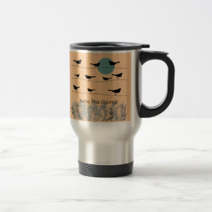 Oiseaux de tasse de voyage de praticienne