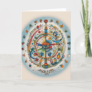 Oiseaux de Whimsical en Harmony carte blanche