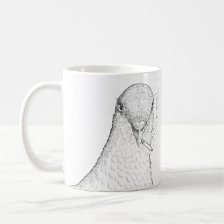 Oiseaux drôles impairs de la tasse | de pigeon