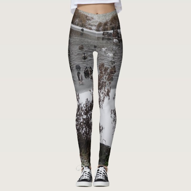 Oiseaux en Legging d'hiver (Devant)
