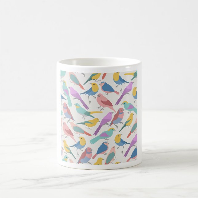 Oiseaux Ensemble Animaux Café Mug (Créateur téléchargé)