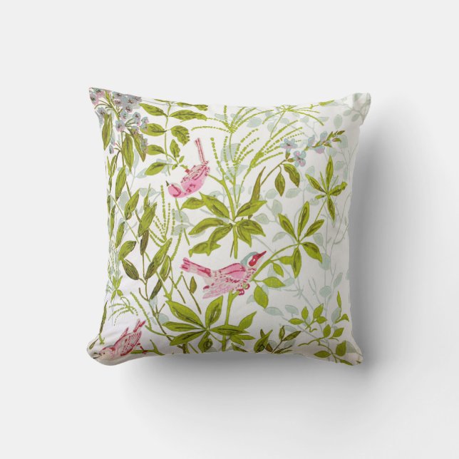 Oiseaux et coussin #2 de papillons (Recto)