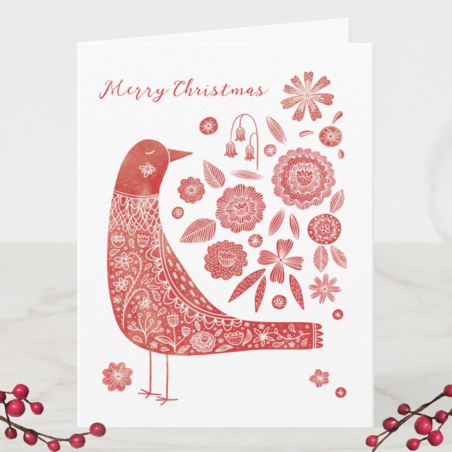 Oiseaux folk Art Noël (Créateur téléchargé)