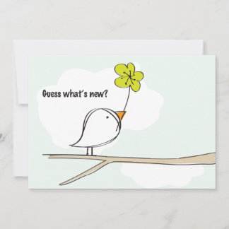 Oiseaux frères Photo Faire-part de grossesse