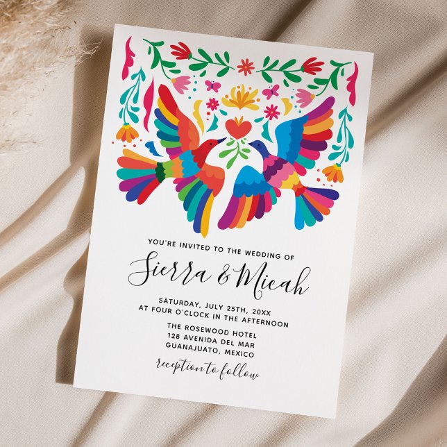 Oiseaux mexicains et Invitations floraux (Créateur téléchargé)