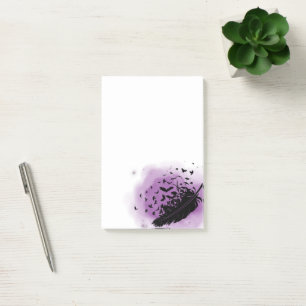 Oiseaux noirs d'une plume - Le Ravens Post-it Note