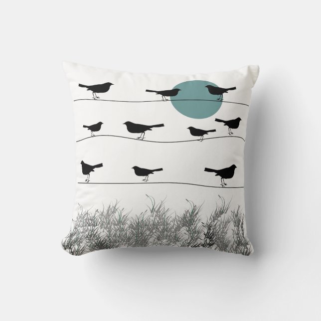 Oiseaux sur un coussin de fil (Recto)