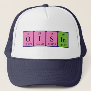 Oisin periodic table name hat