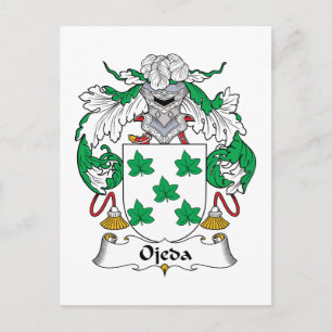 Ojeda Family Crest Postcard