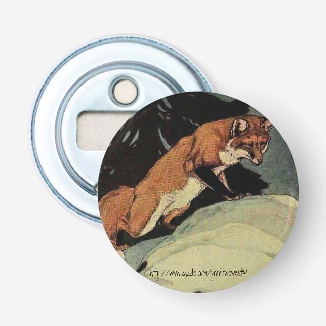 "Ojibwa-waagosh" Bottle Opener (Front)
