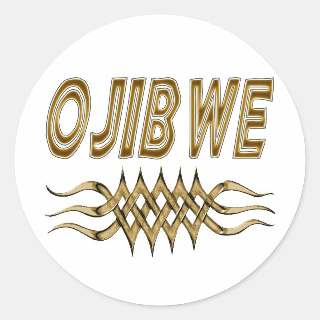 Ojibwe Decal or Sticker Sheet (Front)