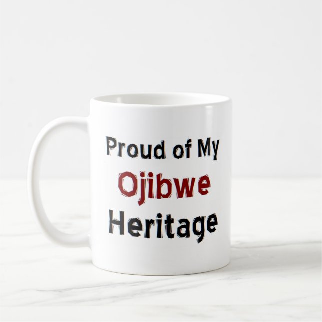 ojibwe heritage coffee mug (Left)
