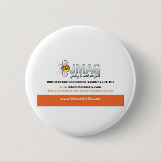 OJMAG button with white and orange logo