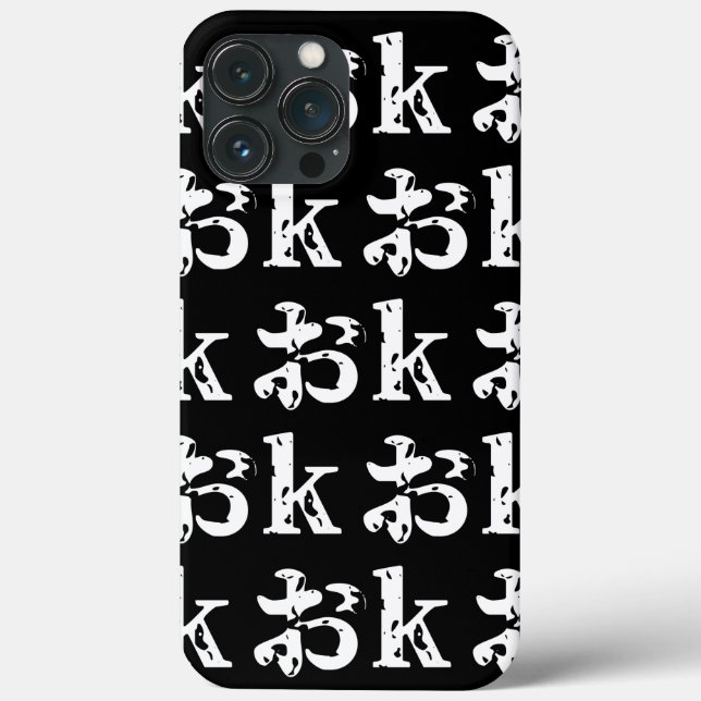 OK おk ~ Japanese Katakana Language Case-Mate iPhon iPhone Case (Back)