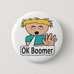 OK Boomer 2 Inch Round Button
