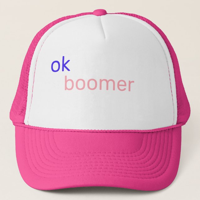 ok boomer drôle mème casquette (Devant)