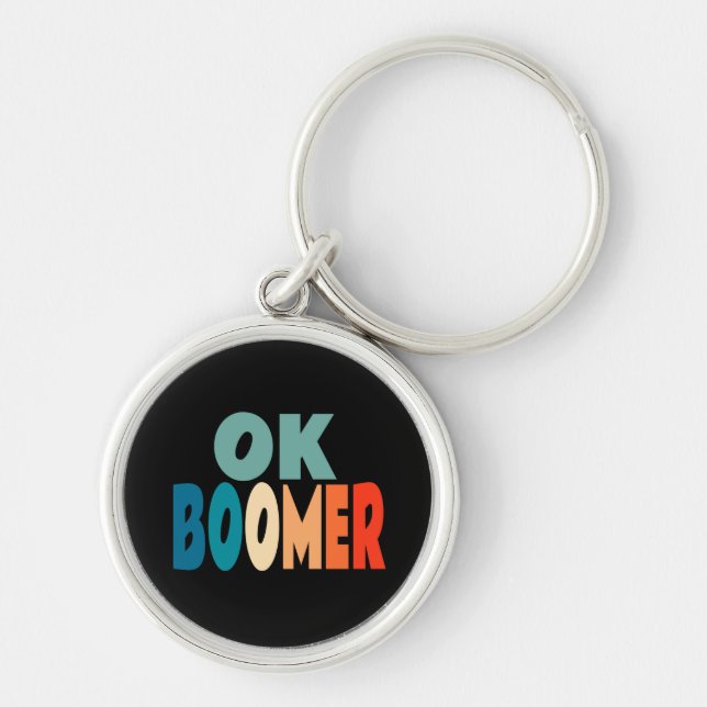Ok Boomer Keychain (Front)