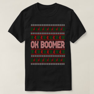 Ok Boomer Ugly Christmas Sweater Funny Xmas Gift