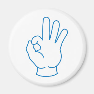 Ok Hand Magnet