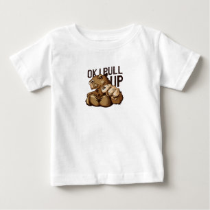 Ok I Pull Up Capybara Meme - Muscular Gym Capybara Baby T-Shirt