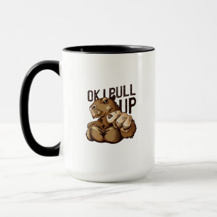 Ok I Pull Up Capybara Meme - Muscular Gym Capybara Mug