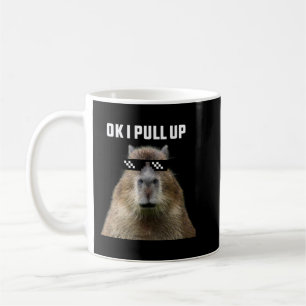 Ok I Pull Up Capybara Pullover Hoodie Coffee Mug