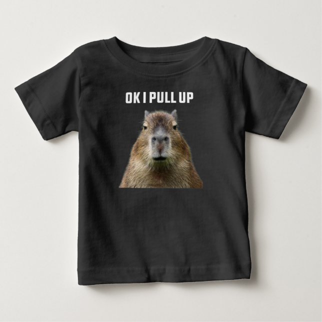 Ok I Pull Up Capybara T-Shirt (Front)