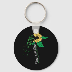 Ok Not To Be Ok Mental Health Awareness Sunflower  Keychain