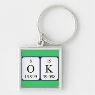 OK periodic table word keyring