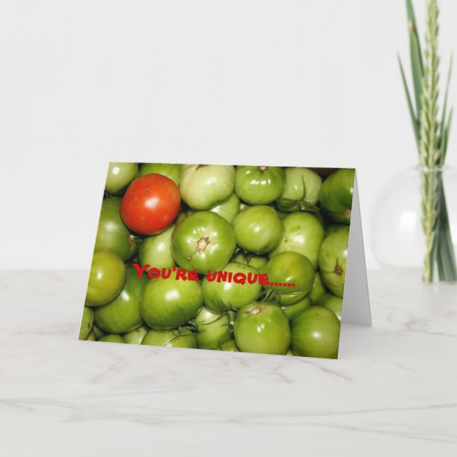 Ok pour être unique Toutes les occasions Carte de  (Devant)