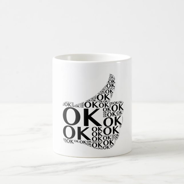 Ok, thumbs up - mug (Center)