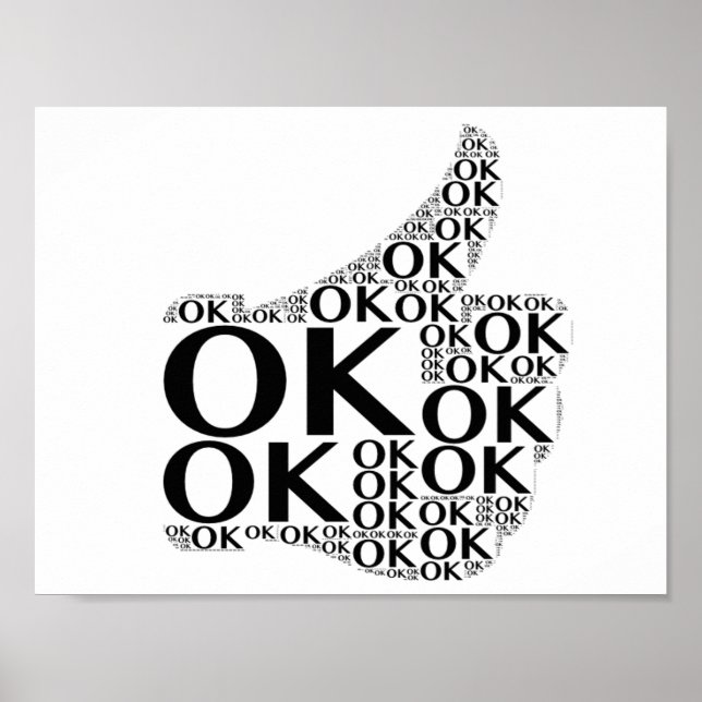 OK, thumbs up - poster (Front)