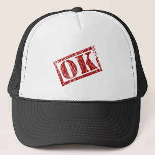 OK Written Trucker Hat