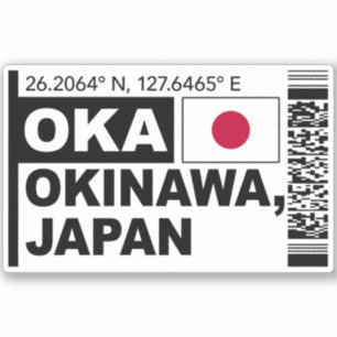OKA Okinawa Boarding Pass - Japan Travel