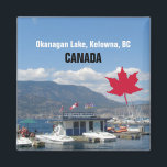 Okanagan Lake, Kelowna, BC Canada Magnet<br><div class="desc">Okanagan Lake,  Kelowna Marina,  British Columbia,  Canada</div>