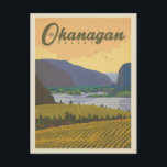 Okanagan Valley | Canada Postcard<br><div class="desc">Anderson Design Group is an award-winning illustration and design firm in Nashville, Tennessee. Founder Joel Anderson directs a team of talented artists to create original poster art that looks like classic vintage advertising prints from the 1920s to the 1960s.</div>
